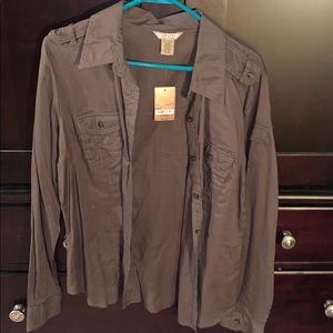 Button Down Long Sleeved Shirt